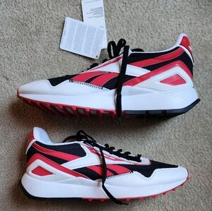 Reebok White and Red Sneakers